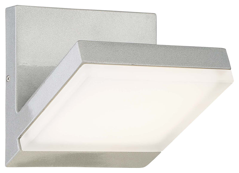 Angle 1-Light LED Outdoor in Silver Dust - Lamps Expo