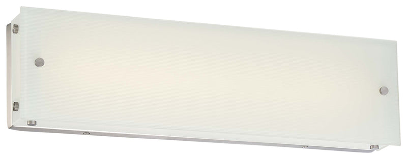 Button Ac LED Bath Lamp in Brushed Nickel - Lamps Expo