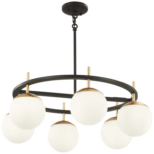 Alluria Pendant in Weathered Black & Autumn Gold - Lamps Expo