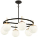 Alluria Pendant in Weathered Black & Autumn Gold - Lamps Expo