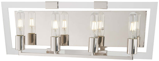 Crystal Chrome 4-Light Bath in Polished Nickel - Lamps Expo