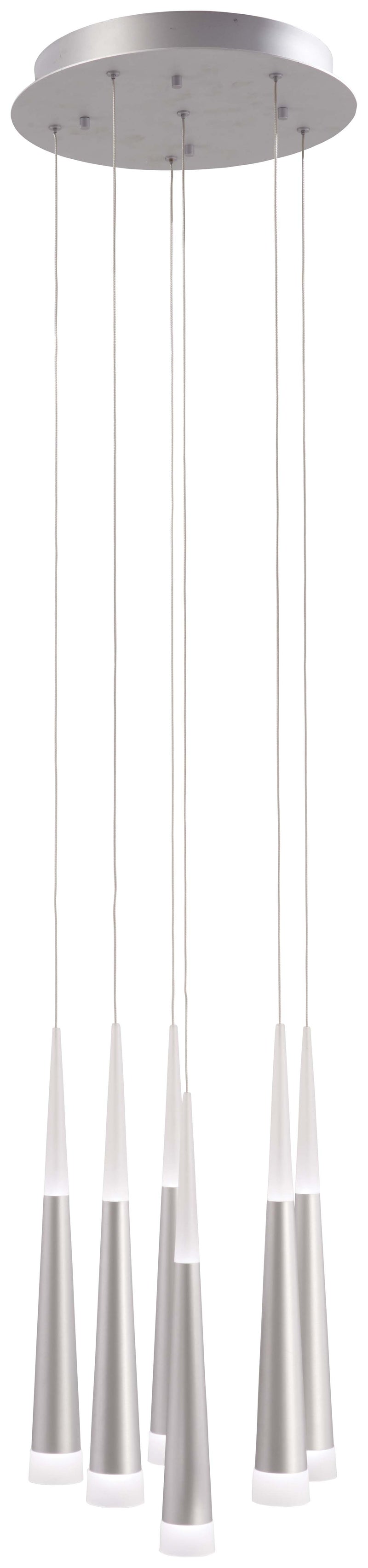 Gradual LED Pendant in Brushed Aluminum - Lamps Expo