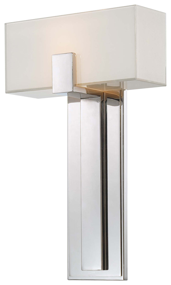 1-Light Wall Sconce in Polished Nickel - Lamps Expo