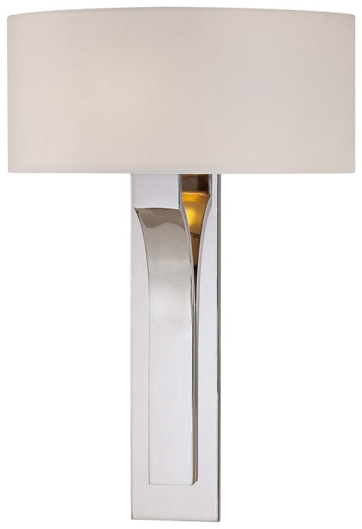 1-Light Wall Sconce in Polished Nickel - Lamps Expo