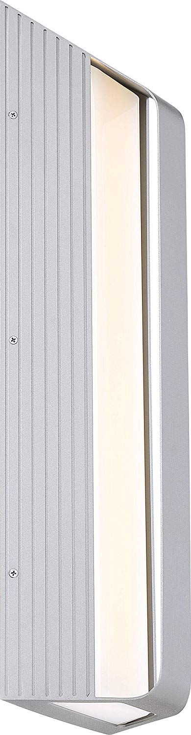 Launch Ac LED Outdoor Wall Sconce in Sand Silver - Lamps Expo