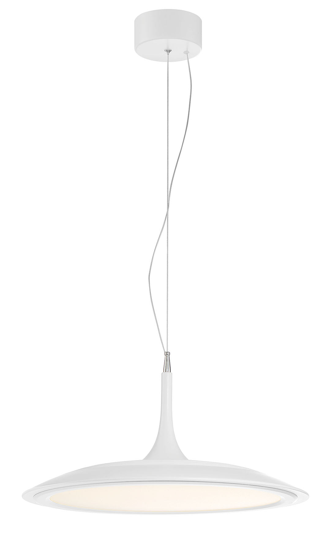 Hover LED Pendant-Light in Matte White - Lamps Expo