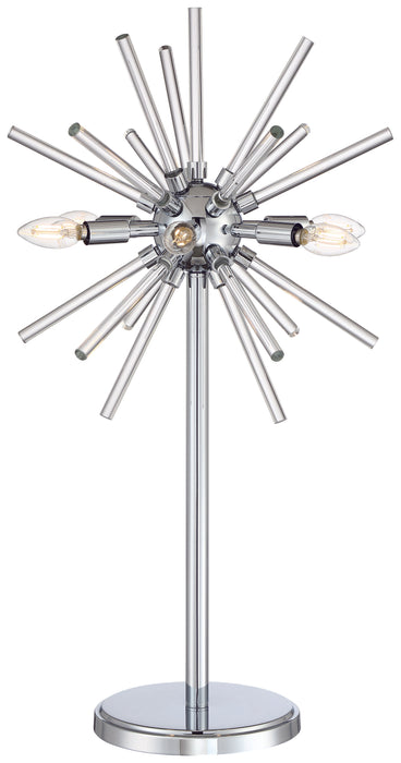 Spiked LED Table Lamp in Chrome - Lamps Expo