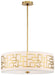 Alecia's Necklace 4-Light Pendant in Honey Gold - Lamps Expo