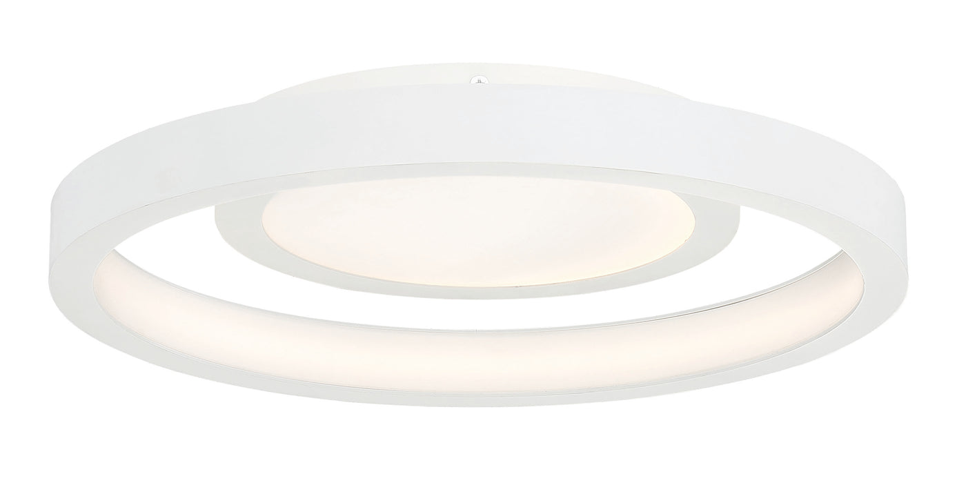 Knock Out LED Flush Mount in White - Lamps Expo