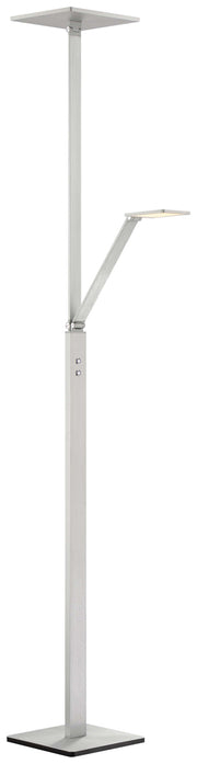 LED Floor Lamp in Chiseled Nickel - Lamps Expo