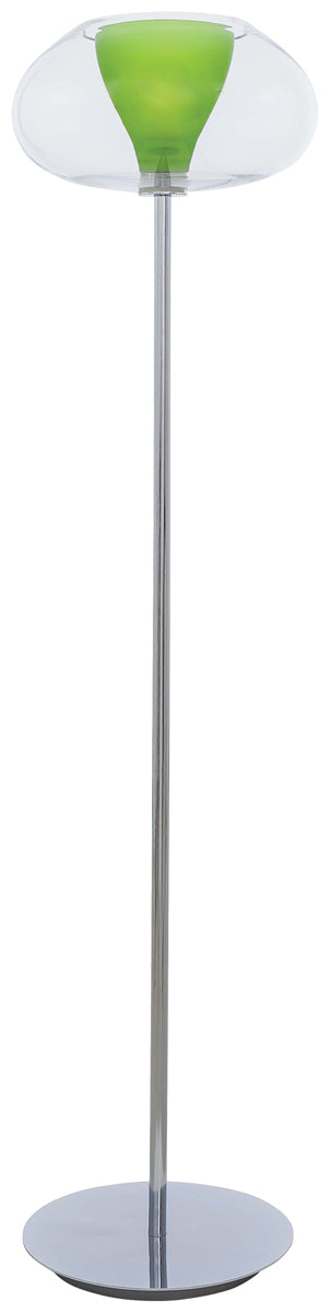 Soft 1 Lt Torchiere in Chrome - Lamps Expo