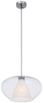 Soft 1-Light Pendant in Chrome - Lamps Expo