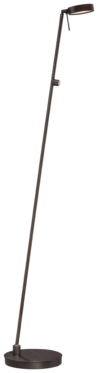 George's Reading Room Floor Lamp in Copper Bronze Patina - Lamps Expo