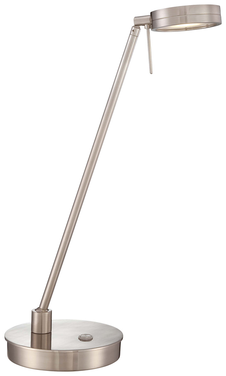 George's Reading Room Table Lamp in Brushed Nickel - Lamps Expo