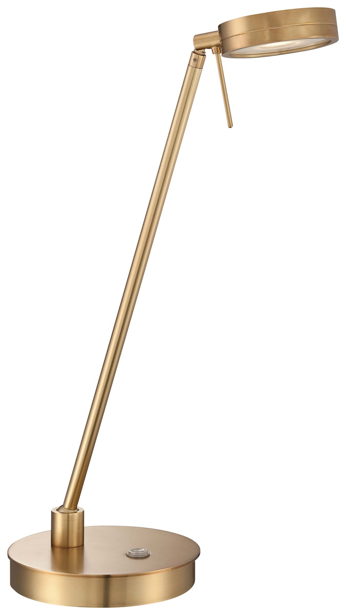 George's Reading Room Table Lamp in Honey Gold - Lamps Expo