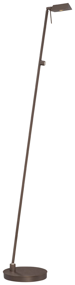 George's Reading Room Floor Lamp in Copper Bronze Patina - Lamps Expo