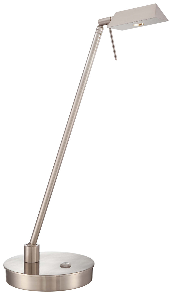 George's Reading Room Table Lamp in Brushed Nickel - Lamps Expo