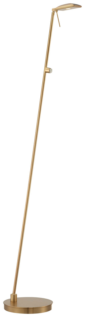 George's Reading Room Floor Lamp in Honey Gold - Lamps Expo