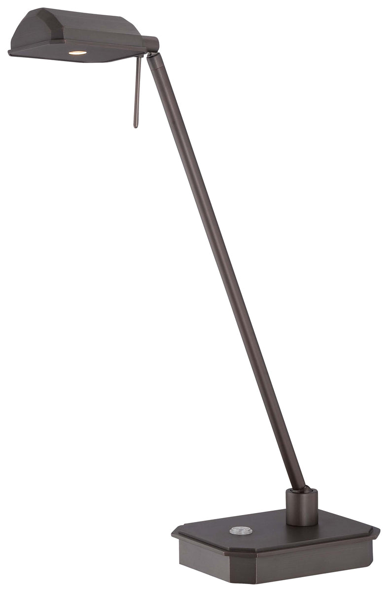 George's Reading Room Table Lamp in Copper Bronze Patina - Lamps Expo