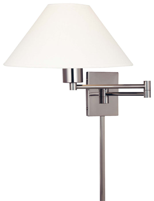Boring 1-Light Swing Arm Wall Lamp in Matte Brushed Nickel - Lamps Expo