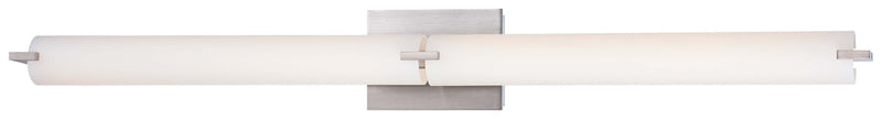 Tube LED Bath in Brushed Nickel - Lamps Expo