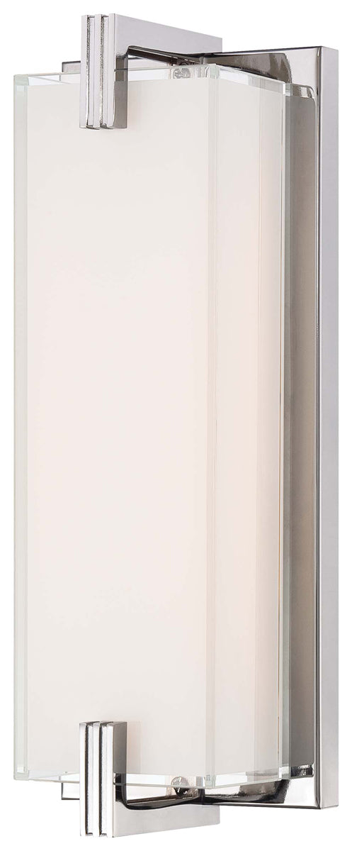 Cubism LED Wall Sconce in Chrome - Lamps Expo