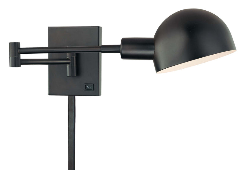 P3 1-Light Swing Arm Wall Sconce in Antique Dorian Bronze - Lamps Expo