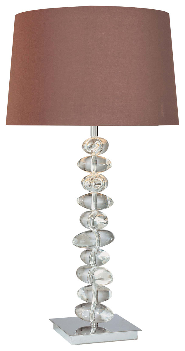 1-Light Table Lamp in Chrome - Lamps Expo