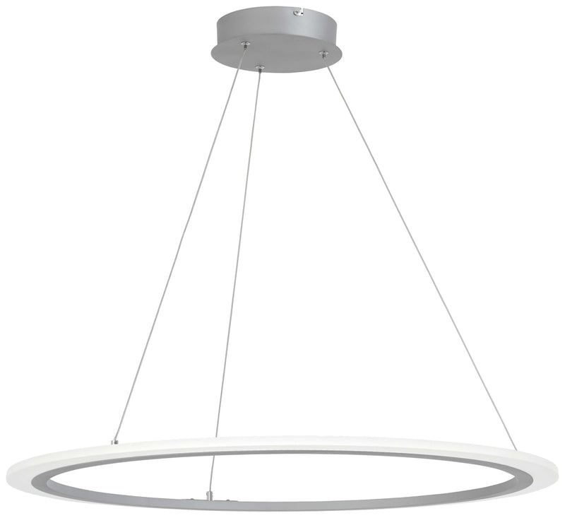 Discovery LED Pendant in Silver - Lamps Expo