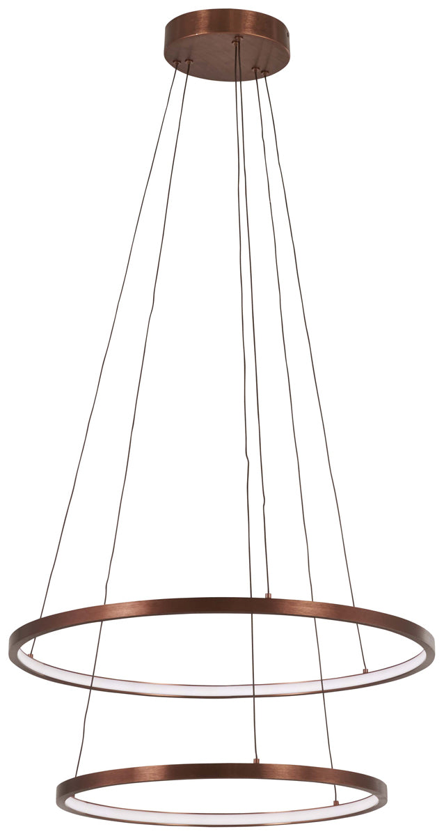Full Orbit LED Pendant in Satin Bronze - Lamps Expo