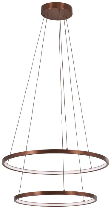 Full Orbit LED Pendant in Satin Bronze - Lamps Expo