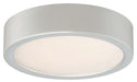 LED Flush Mount in Silver - Lamps Expo