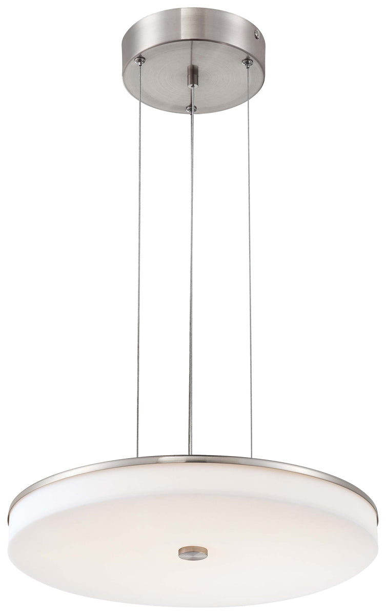 U.H.O. LED Pendant in Brushed Nickel - Lamps Expo