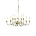 Lisse 10 Arm Chandelier in Soft Gold (84)