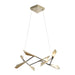 Quill LED Pendant in Soft Gold (84)