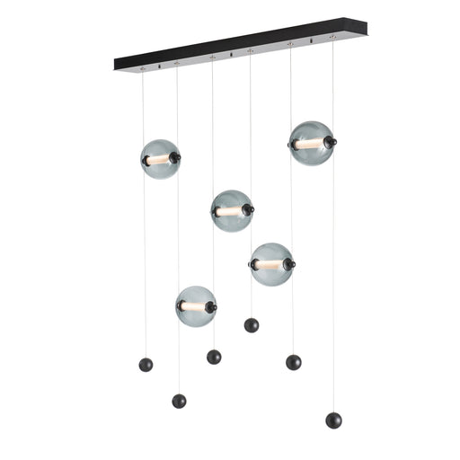 Abacus 5-Light LED Pendant in Black (10)