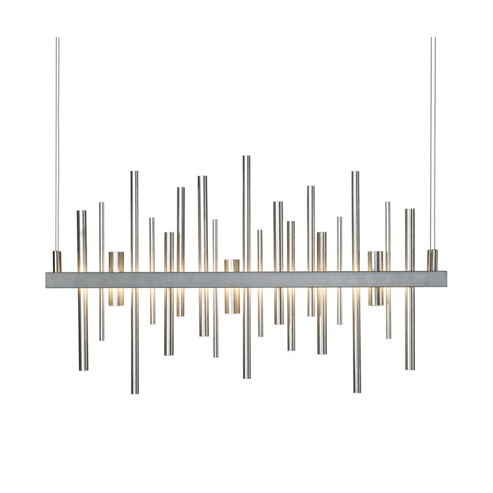 Cityscape LED Pendant in Burnished Steel (08)
