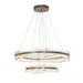 Solstice LED Tiered Pendant in Soft Gold (84)