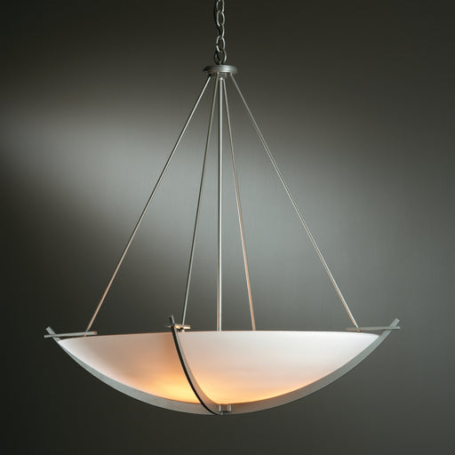 Compass Large Scale Pendant in Burnished Steel (08)