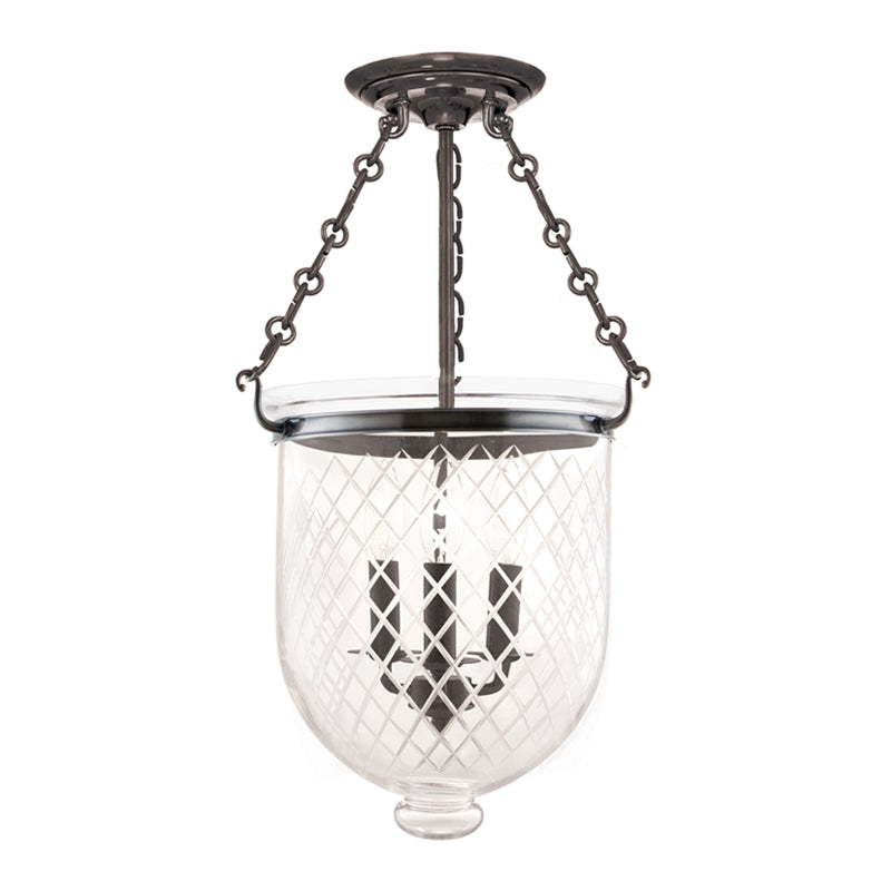 Hampton 3-Light Semi-Flush Mount - Lamps Expo