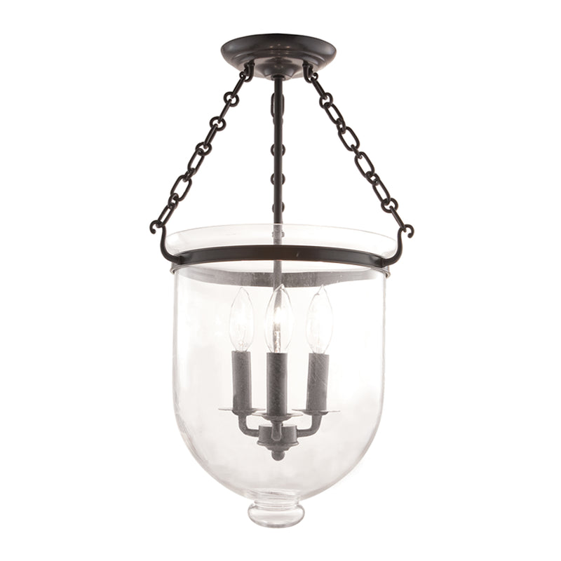 Hampton 3-Light Semi-Flush Mount - Lamps Expo