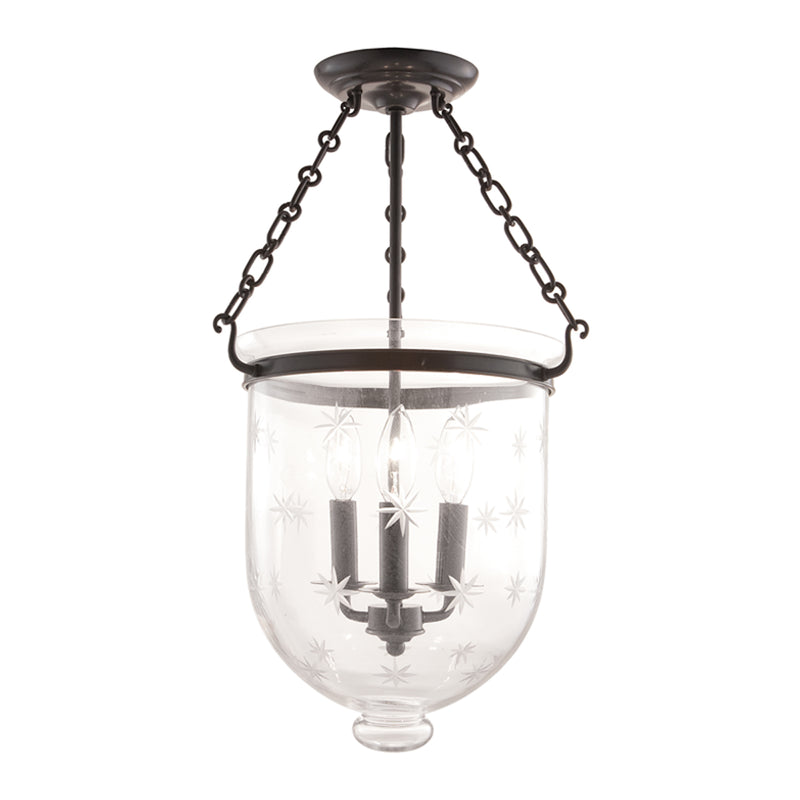 Hampton 3-Light Semi-Flush Mount - Lamps Expo