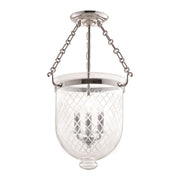 Hampton 3-Light Semi-Flush Mount - Lamps Expo