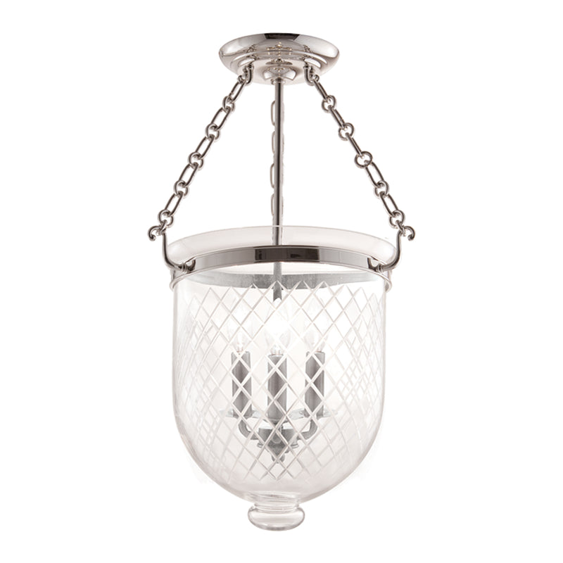 Hampton 3-Light Semi-Flush Mount - Lamps Expo