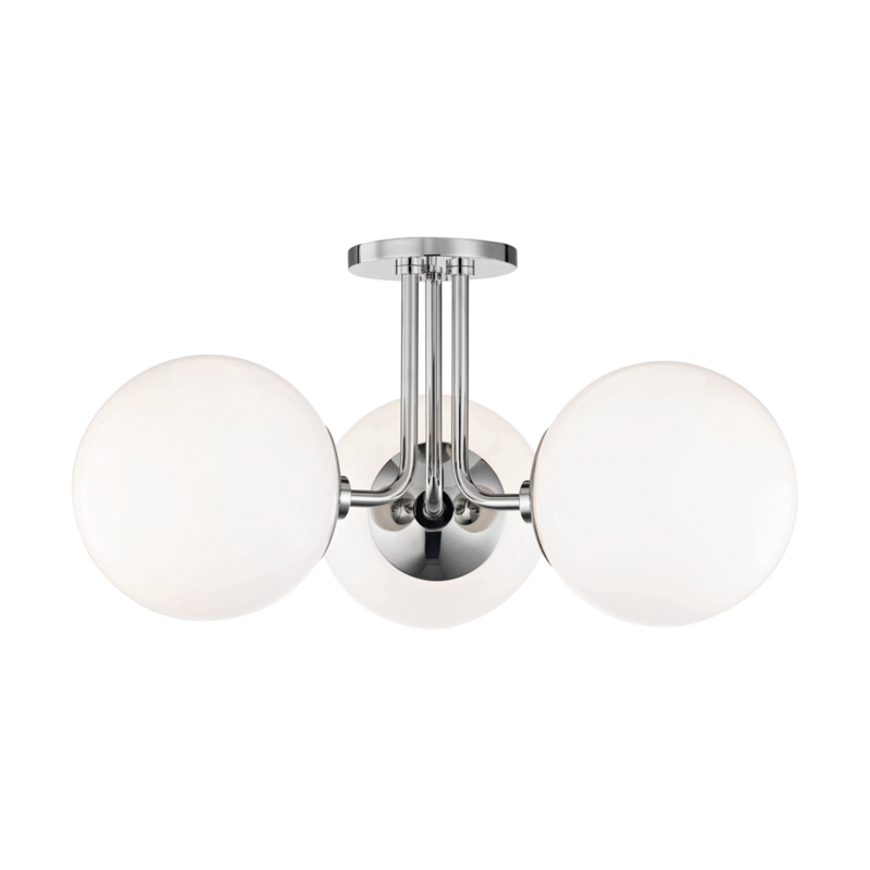 Stella 3-Light Semi-Flush Mount - Lamps Expo