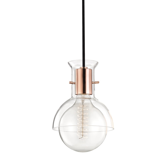 Riley 1-Light Pendant with Glass - Lamps Expo