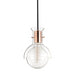 Riley 1-Light Pendant with Glass - Lamps Expo