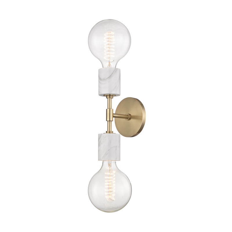 Asime 2-Light Wall Sconce - Lamps Expo