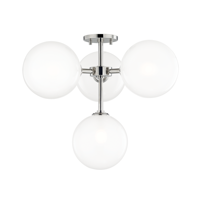 Ashleigh 4-Light Semi-Flush Mount - Lamps Expo