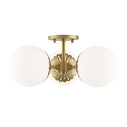Paige 3-Light Semi-Flush Mount - Lamps Expo